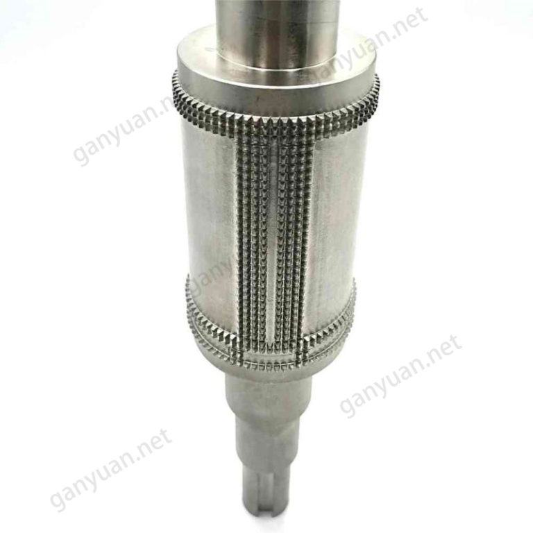 Knurling shaft
